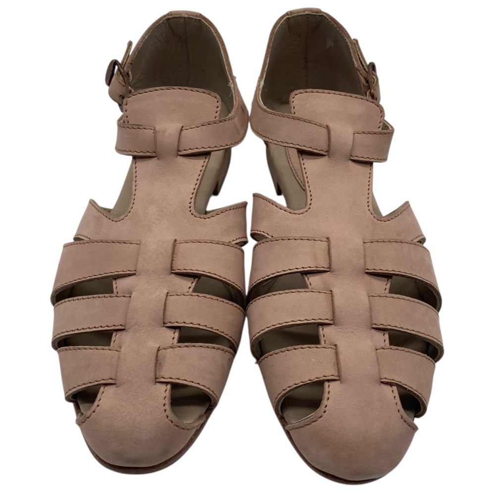 Wolverine Womens Shoes Leather Flats Size 7 Tan Sandals Casual Buckle Neutral - Picture 7 of 13
